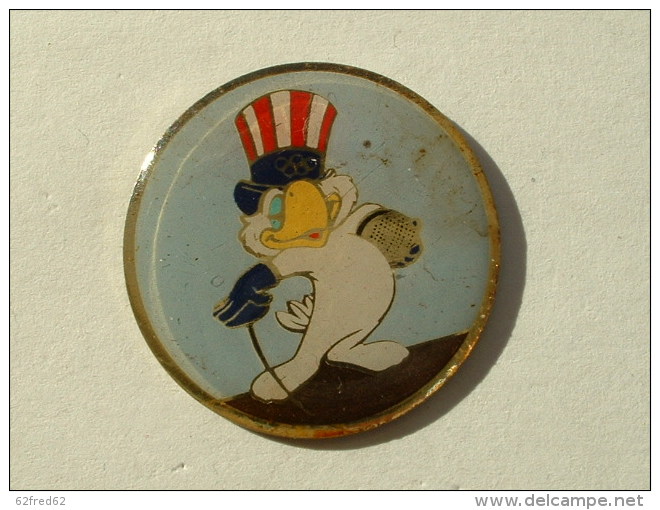 PIN´S J.O LOS ANGELES 1984 - MASCOTTE L'AIGLE ESCRIME - Escrime