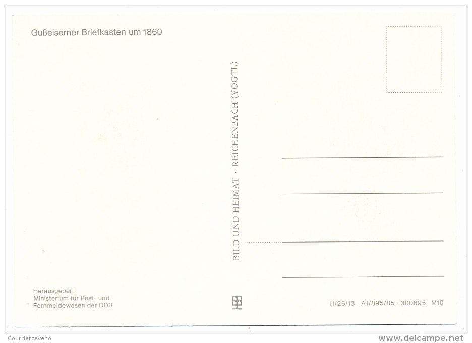 ALLEMAGNE DDR - 4 CARTES MAXIMUM => Boites Aux Lettres Anciennes - 1985 - Post