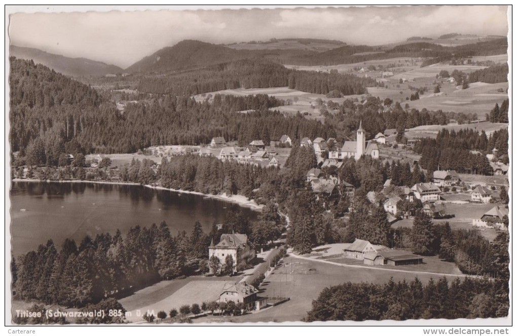 ALLEMAGNE,GERMANY,DEUSCHL AND,lac De La Foret Noire,land,wurtemberg,TIT ISEE,schwarzwald,vue Aérienne,rare - Titisee-Neustadt