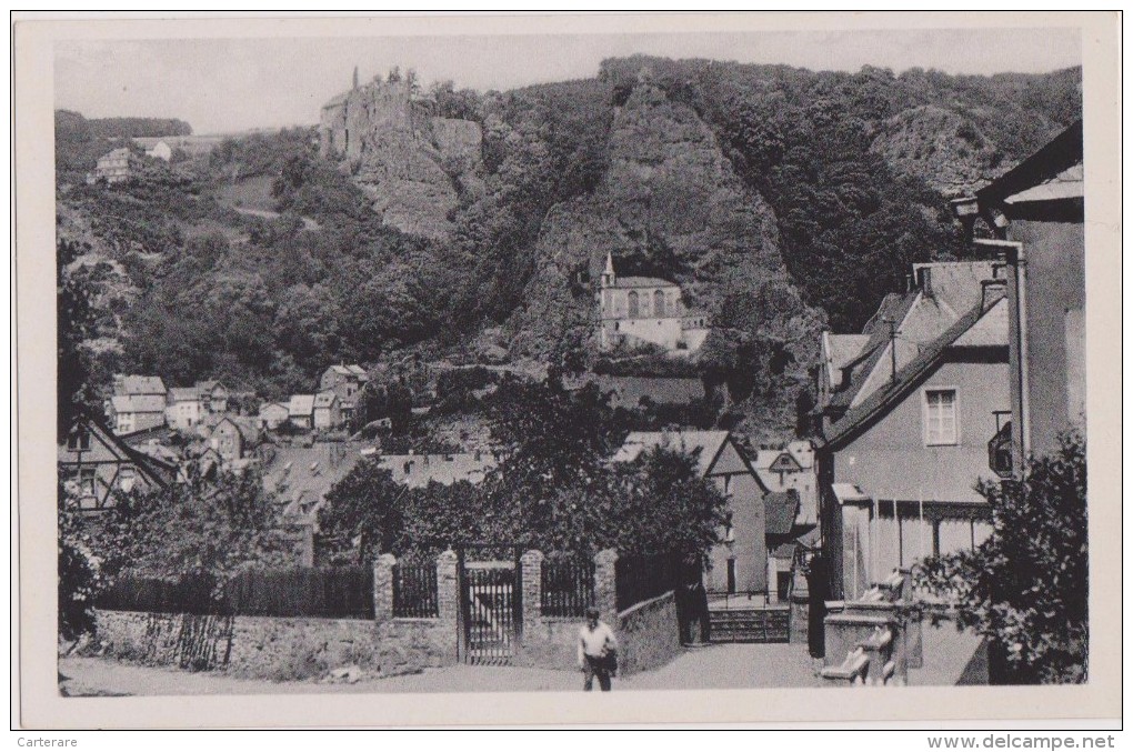 ALLEMAGNE,GERMANY,DEUSCHLAND,OBERSTEIN A D NAHE,FELSENKIRCHE UND BURG - Idar Oberstein