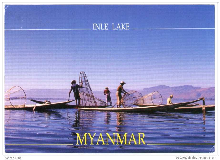 MYANMAR (BURMA) - INLE LAKE / FISHERMEN - Myanmar (Birma)