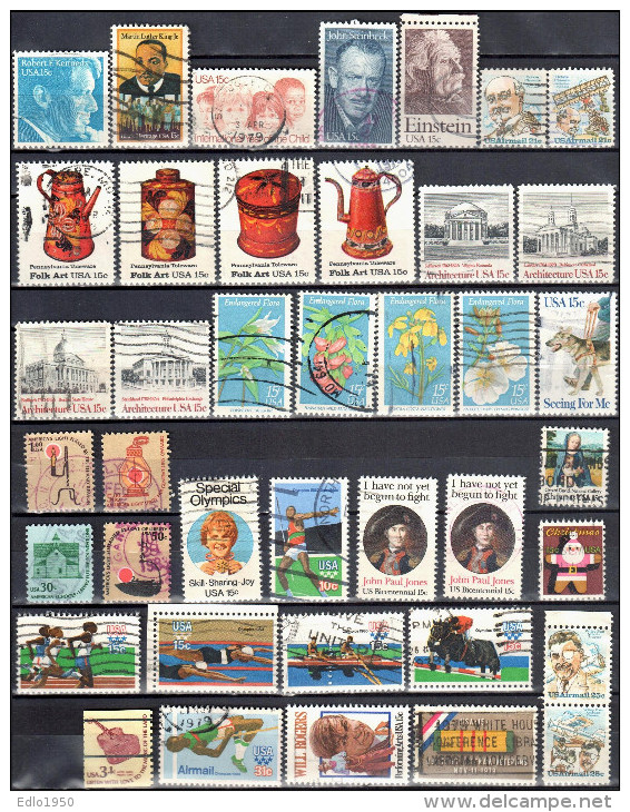 United States 1979 Year Set - Mi.1371-1409 - Used - Años Completos