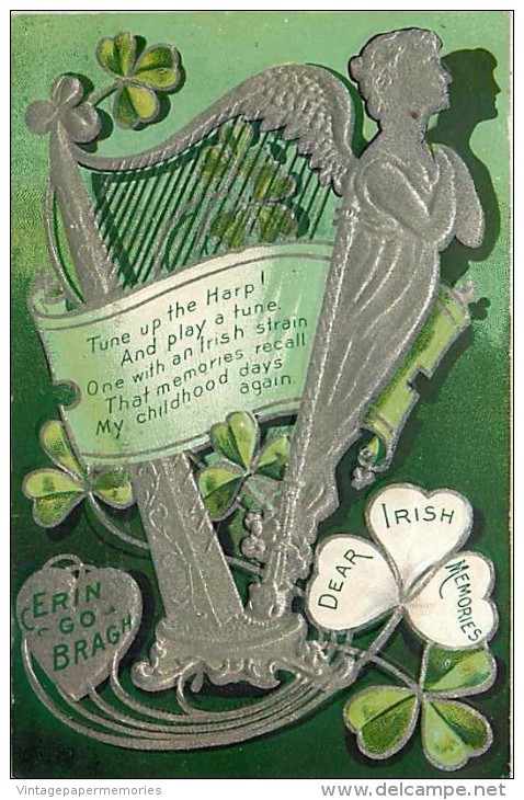 236699-Saint Patrick´s Day, Nash St Patrick Series No 2-3-Silver, Erin Go Bragh, Tune Up The Harp, Dear Irish Memories - Saint-Patrick's Day