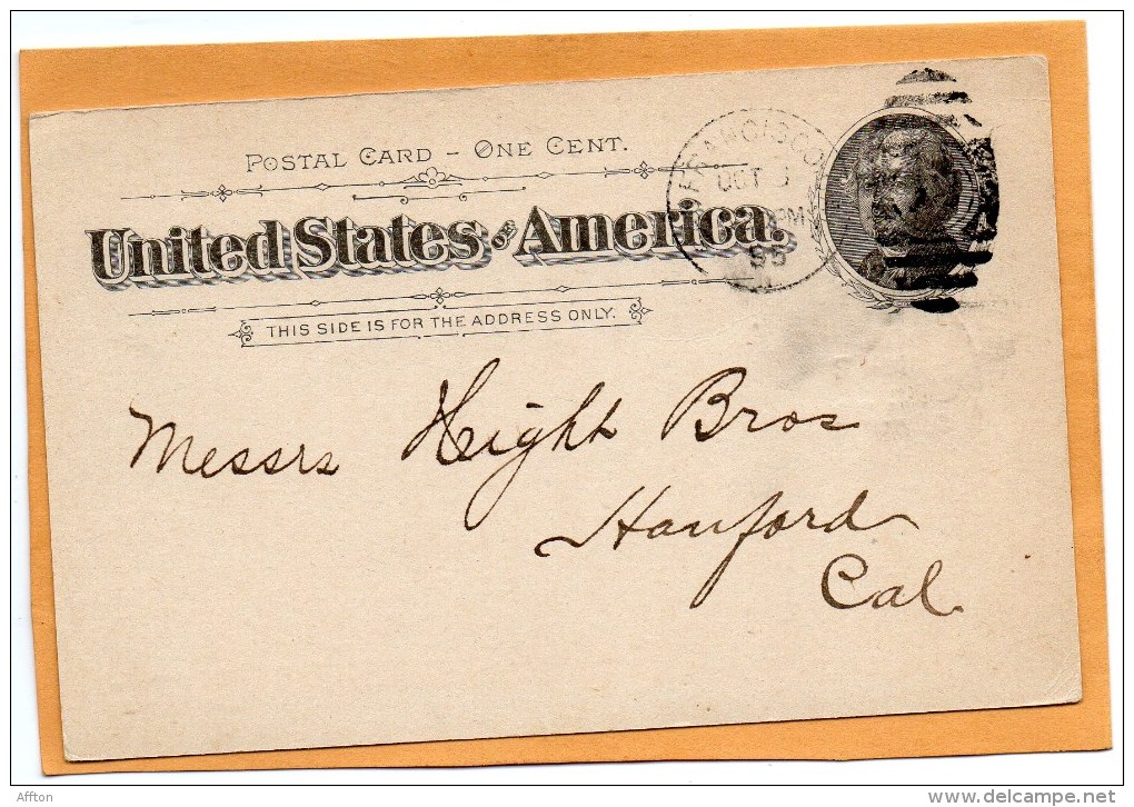 United States 1895 Card Mailed - ...-1900