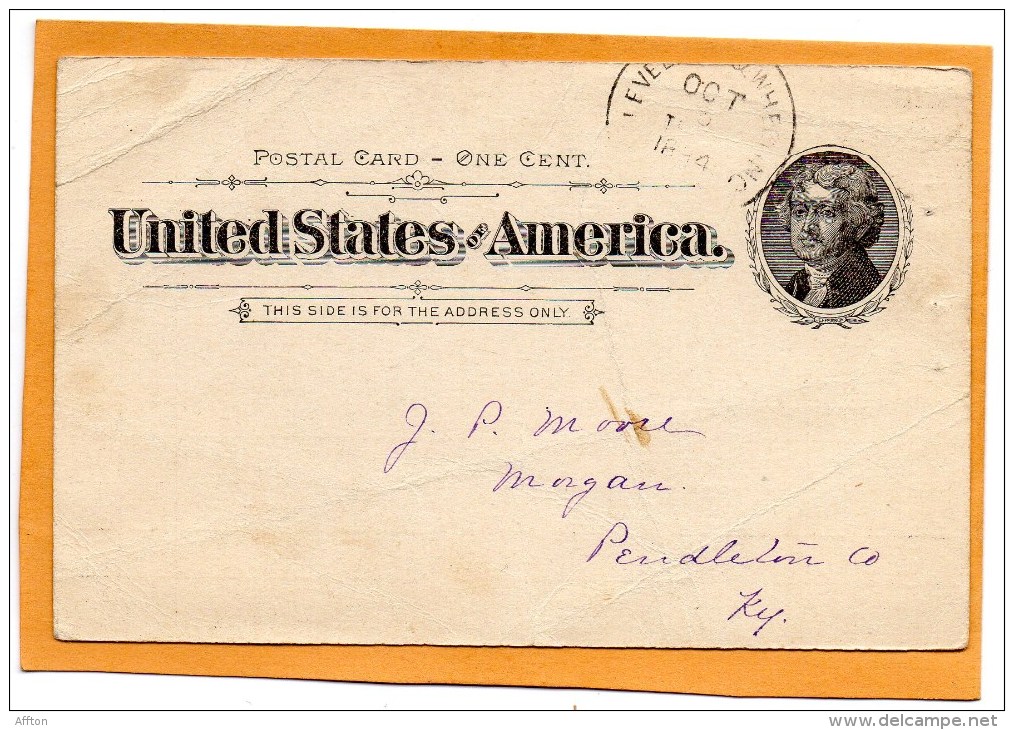 United States 1894 Card Mailed - ...-1900