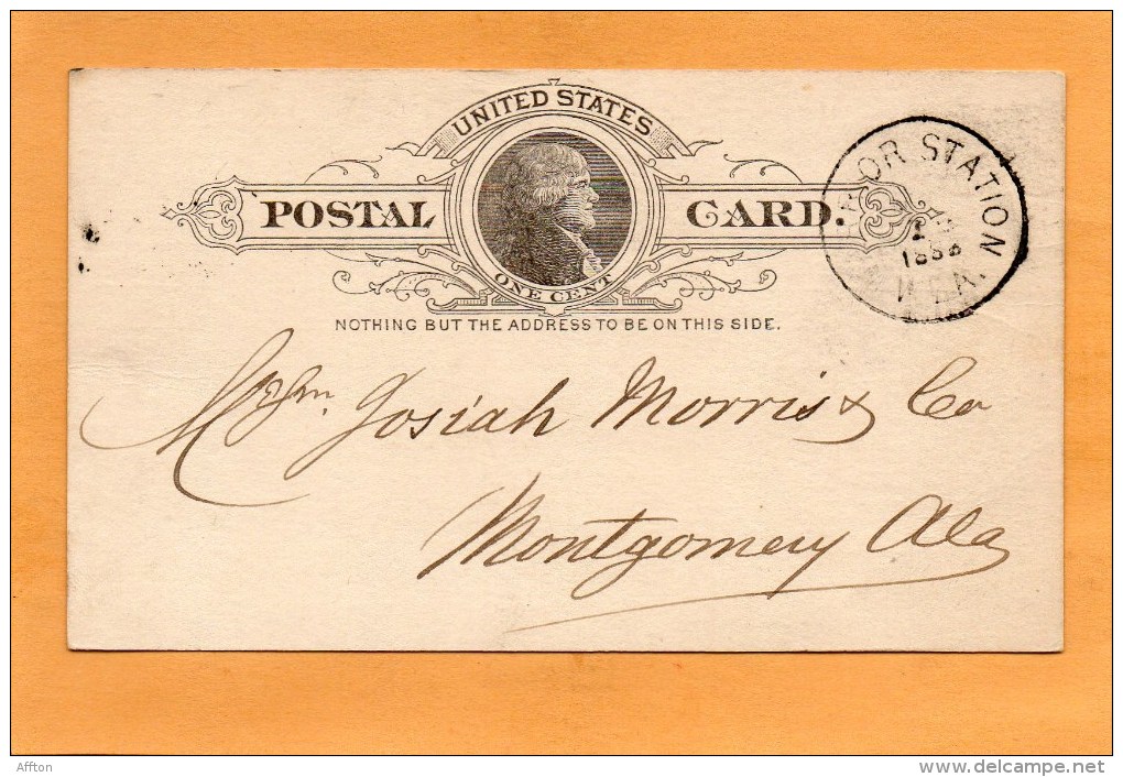 United States 1888 Card Mailed - ...-1900