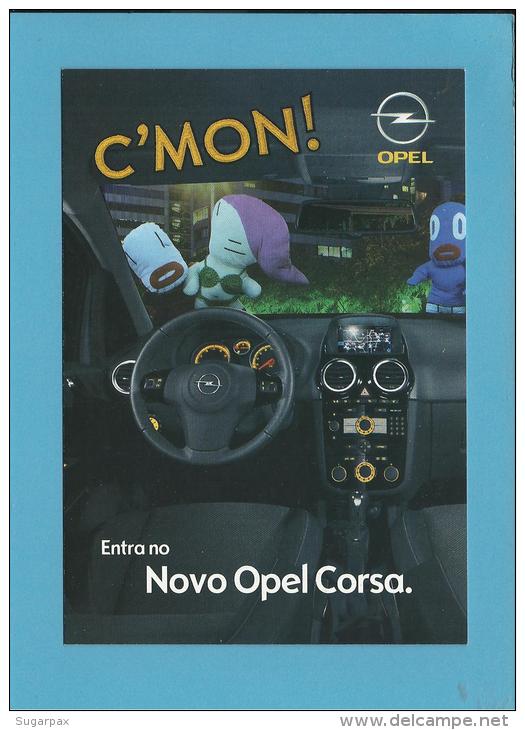 OPEL CORSA - C'MON! - Interior Sexy - PUBLICIDADE - Advertising - Portugal - 2 SCANS - Turismo