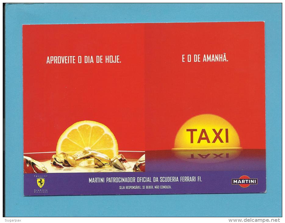 MARTINI E FERRARRI - 2006 - Patrocinador Oficial Da Scuderia F1 - ADVERTISING - From PORTUGAL - Ed. Publicards N.&ordm; - Alcools