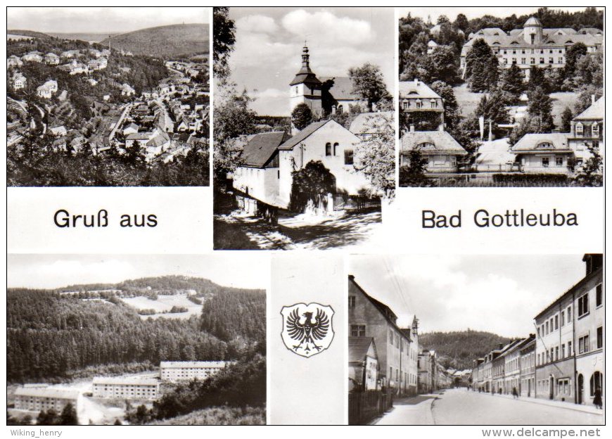 Bad Gottleuba Berggießhübel - S/w Mehrbildkarte 2 - Bad Gottleuba-Berggiesshuebel