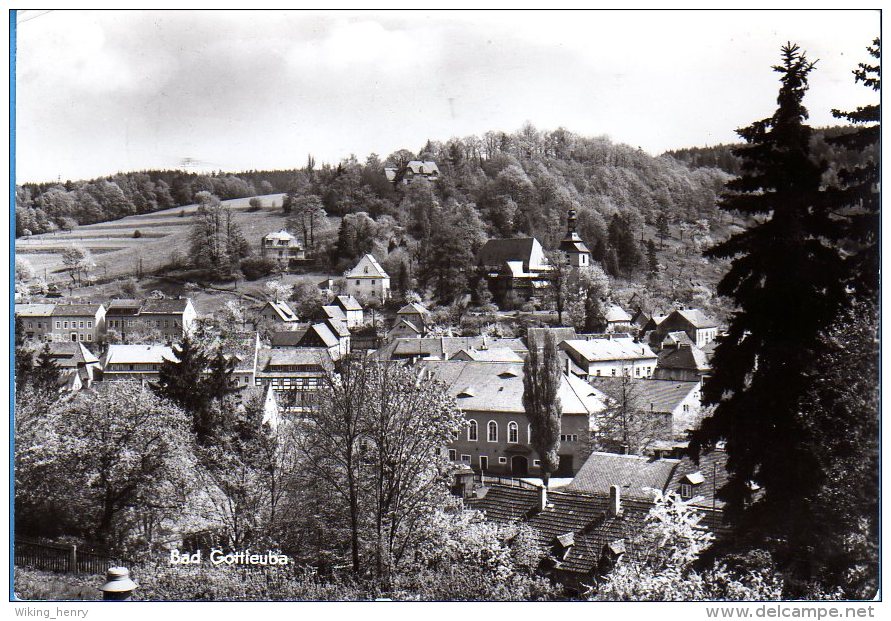 Bad Gottleuba Berggießhübel - S/w Ortsansicht 3 - Bad Gottleuba-Berggiesshuebel