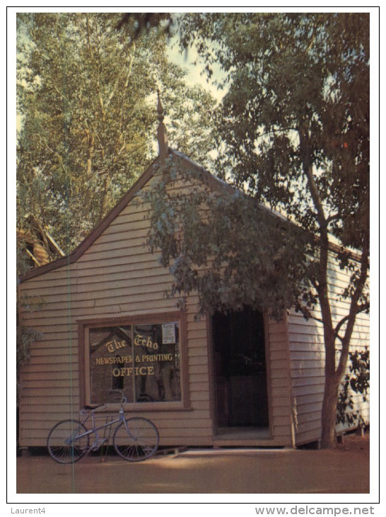 (619) Australia - VIC - Swan Hill Echo Print Shop (cycle - Velo - Bicyclette In Front Of Shop) - Swan Hill