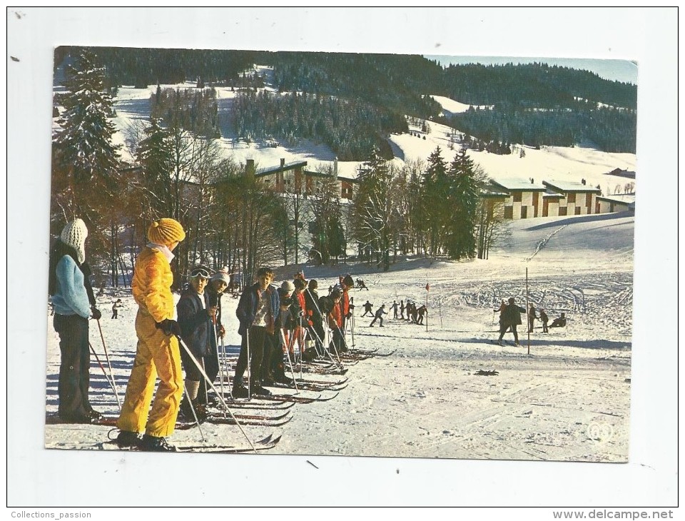 Cp , 39 , SEPTMONCEL , Village De Vacances De LAMOURA , Ed : De L'Est 39.275.19 , écrite , Sport D'hiver , Ski - Septmoncel