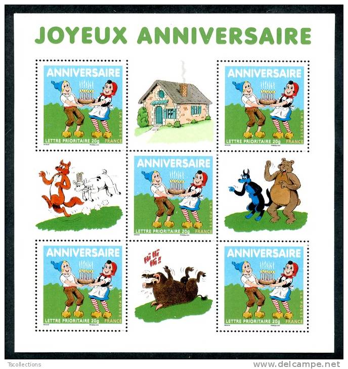 Bloc B112 - Timbre Pour Anniversaires Sylvain Et Sylvette - Mint/Hinged