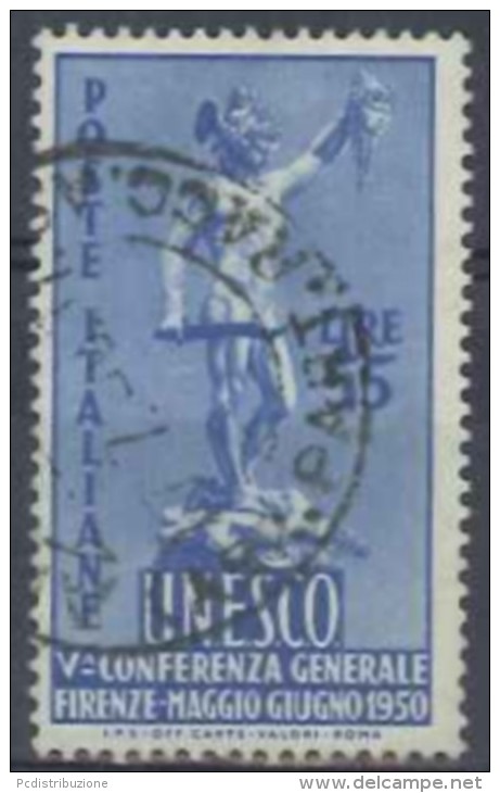 ITALIA REPUBBLICA - US 1950 (CATALOGO N.° 619) (2827) - 1946-60: Usati