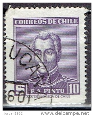 CHILE # STAMPS FROM YEAR 1952 STANLEY GIBBONS 449 - Chili