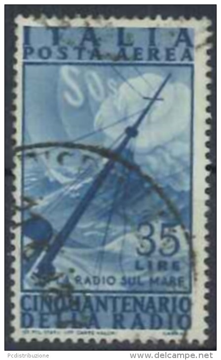 ITALIA REPUBBLICA - US 1947 (CATALOGO N.° 140) (254) - Posta Aerea