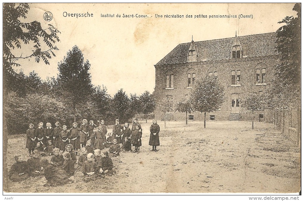 CPA Belgique - OVERIJSE - Pensionaat -  Institut Du Sacré-Coeur  - Récréation Des Petites Pensionnaires - 1910 - Overijse