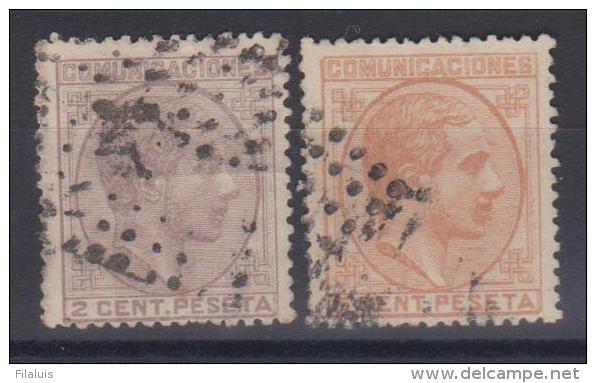 02026 Espa&ntilde;a EDIFIL 190 / 191 O Catalago 34,-&euro; - Usados