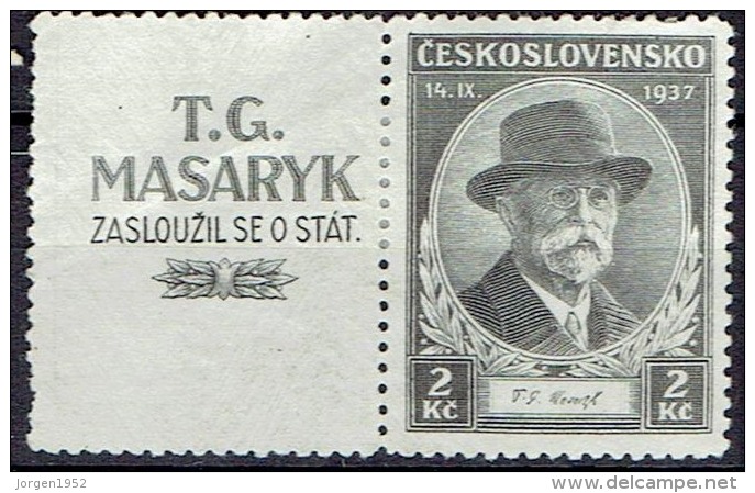 CZECHOSLOVAKIA #STAMPS FROM YEAR 1937  STANLEY GIBBONS 374 - Unused Stamps