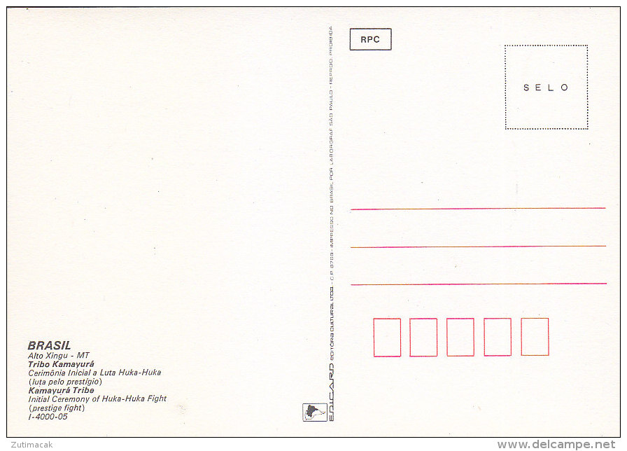 Brazil - Kamayura Tribe - Initial Ceremony Of Huka Fight - Nude Men - Amerika