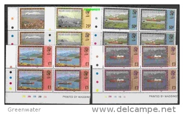 Falkland Islands Dependencies 1985  Pictorials Imprint Date "1985" 5v Bl Of 4 (corners) ** Mnh (20749) - Südgeorgien