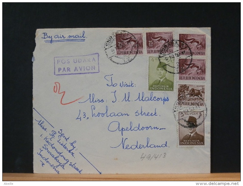 49/413   1949  LETTRE POUR P.B. - Indonésie