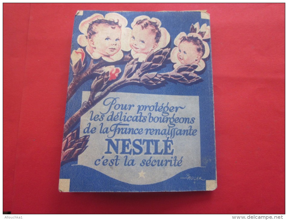 Rare 1945 ERINNOPHILIE FRANCE BLOC CARNET 10 VIGNETTE ANTI TUBERCULEUX NESTLE GIBBS 15é CAMPAGNE CONTRE TUBERCULOSE - Blokken & Postzegelboekjes