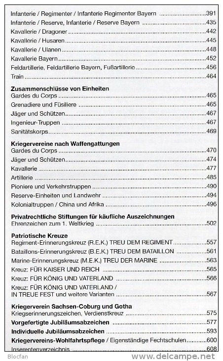 Katalog Abzeichen Kriegervereine In Deutschland 2013 Neu 50€ Nachschlagwerk Auszeichnungen Bis 1943 Catalogue Of Germany - Rarità