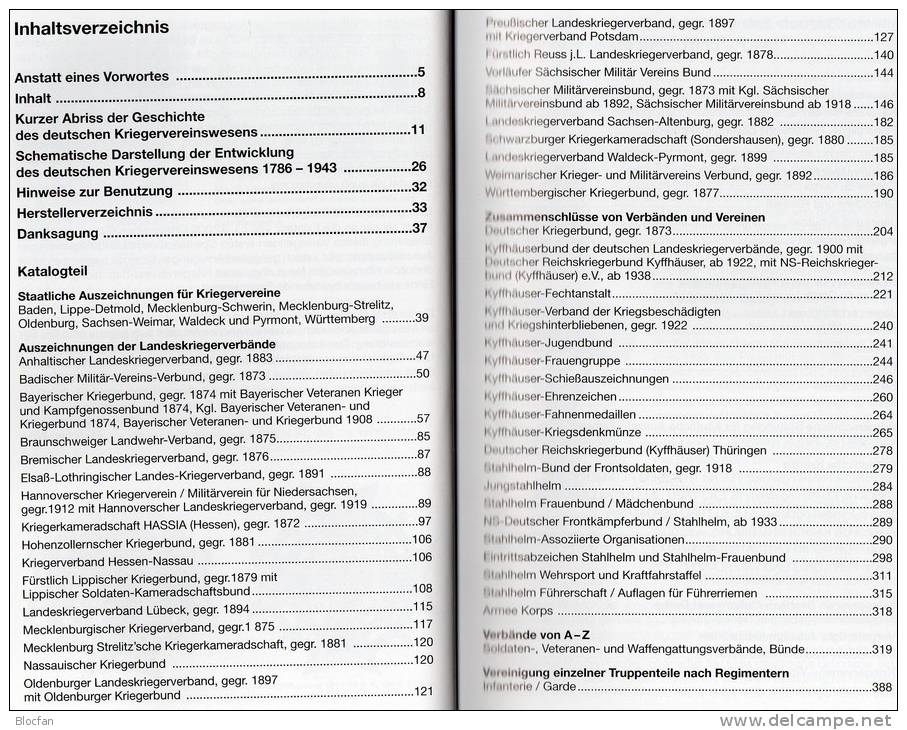 Katalog Abzeichen Kriegervereine In Deutschland 2013 Neu 50€ Nachschlagwerk Auszeichnungen Bis 1943 Catalogue Of Germany - Zubehör