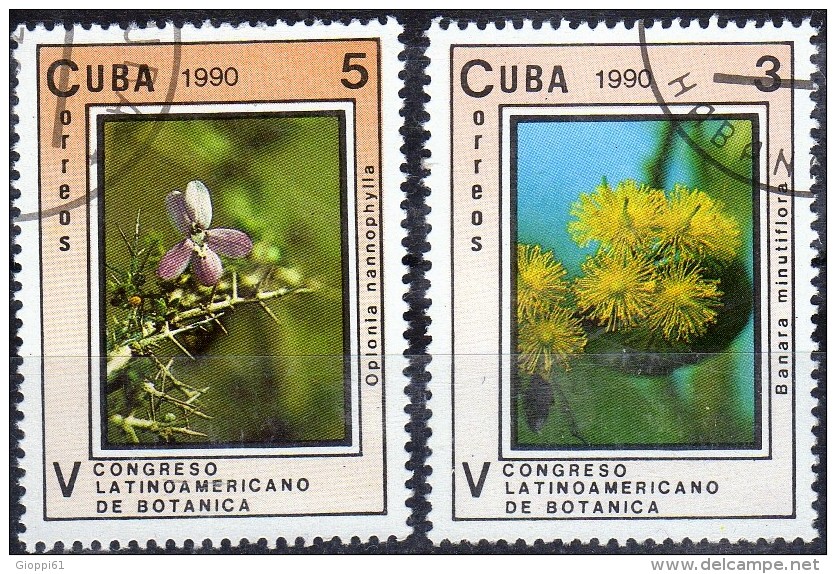1990 Cuba - Congresso Latino-americano Di Botanica - Usati