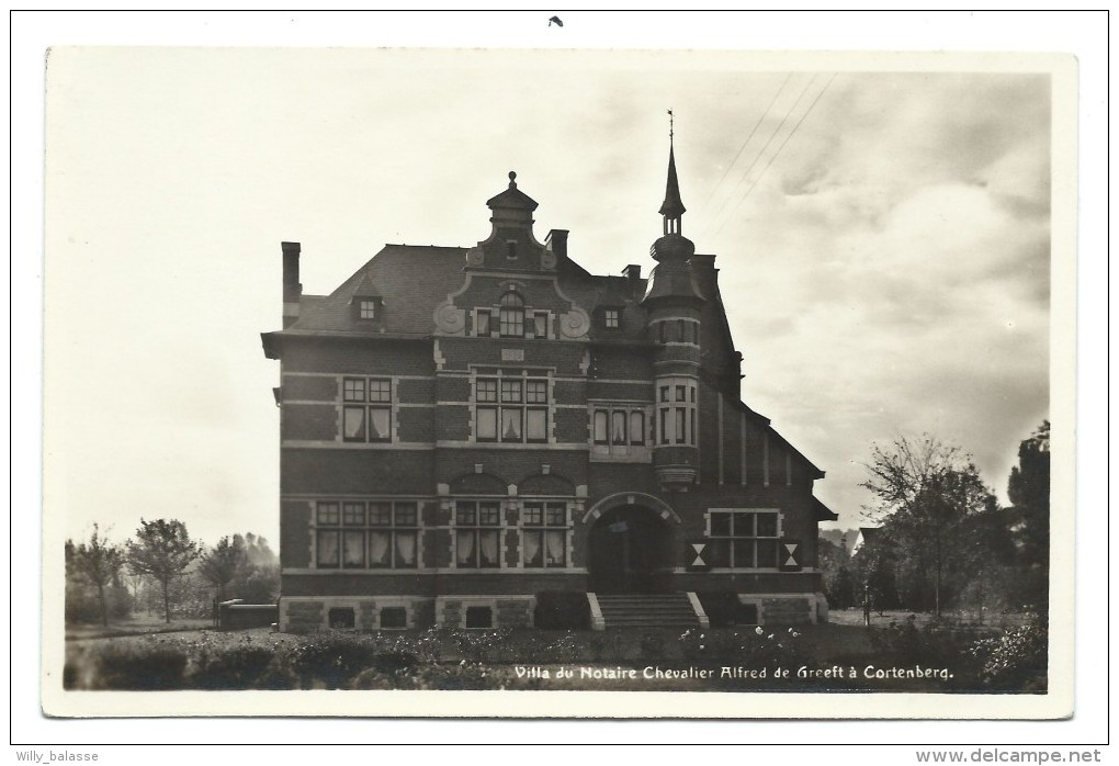 CPA - Photo Carte - KORTENBERG - Villa Du Notaire Chevalier A. De Greeft à CORTENBERG  // - Kortenberg