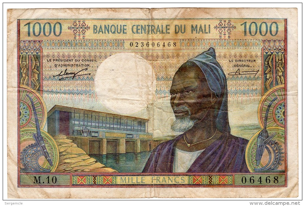 Intéressant Billet De 1000 FRANCS Pour Le MALI - Non Daté ( 1970) - Mali