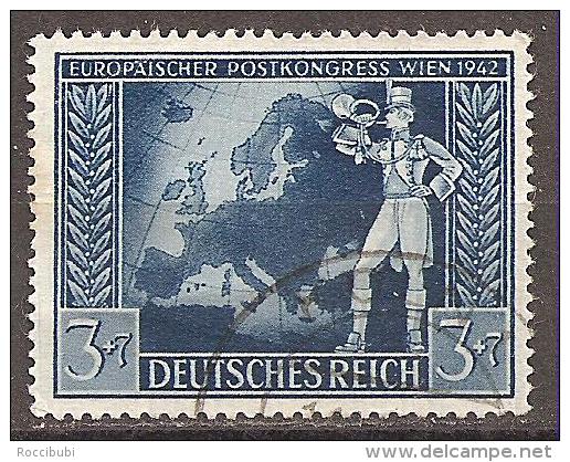 DR 1942 // 820 O Europäischer Postkongress - Gebraucht