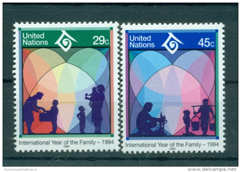 Nations Unies New York 1994 - Michel N. 661/62 - "Année Internationale De La Fam - Unused Stamps