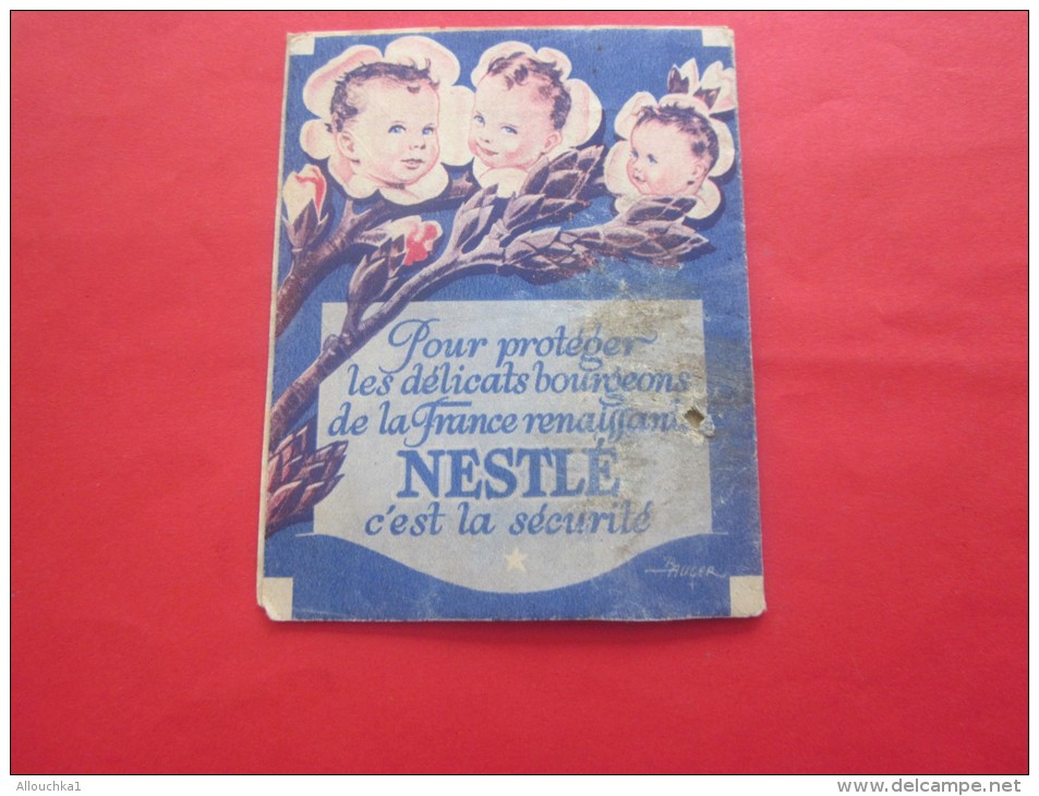 Rare 1945 ERINNOPHILIE FRANCE BLOC CARNET 10 VIGNETTE ANTI TUBERCULEUX NESTLE GIBBS 15é CAMPAGNE CONTRE TUBERCULOSE - Blocks & Sheetlets & Booklets