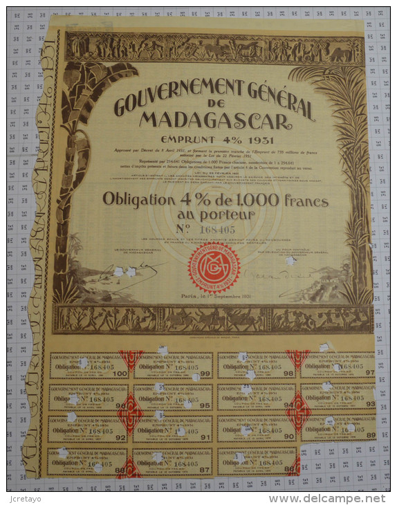 Gouvernement General De Madagascar - Banque & Assurance