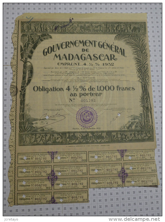 Gouvernement General De Madagascar - Banca & Assicurazione