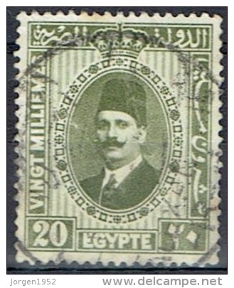 EGYPT  # STAMPS FROM YEAR 1927  STANLEY GIBBONS 163a - Oblitérés