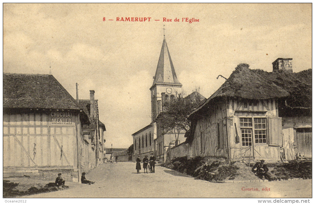 10 Ramerupt. Rue De L'Eglise - Autres & Non Classés