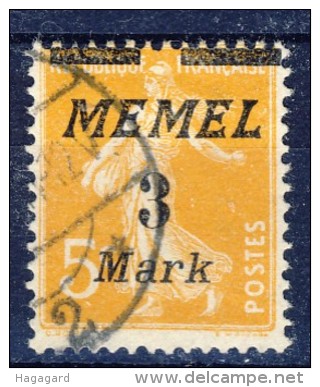 ##K1199. Memel 1922. Michel 110. Cancelled . - Oblitérés