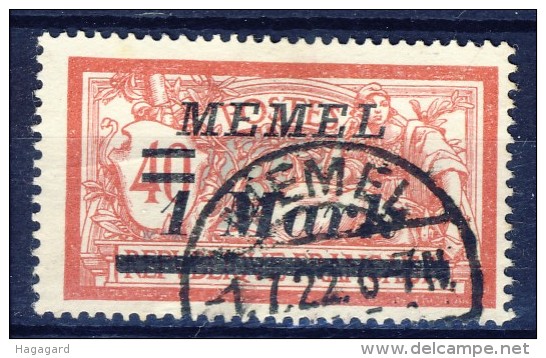 ##K1202. Memel 1922. Michel 64. Cancelled . - Usati