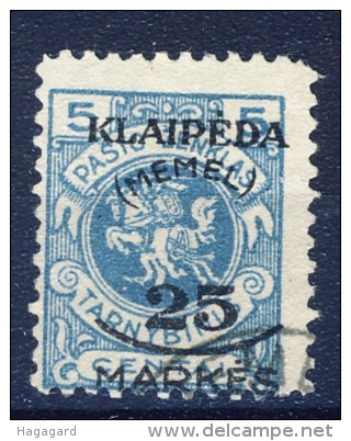 ##K1208. Memel 1923. Michel 125. Cancelled . - Used Stamps
