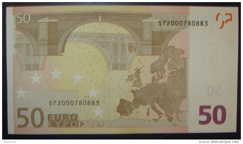 50 EURO J092E3 DRAGHI Serie S Italy Italia Perfect UNC - 50 Euro