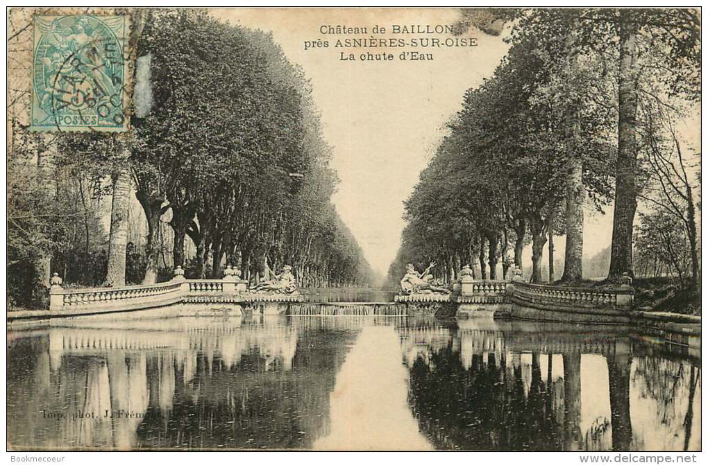 95     CHATEAU DE BAILLON PRES ASNIERE SUR OISE  LA CHUTE D'EAU - Asnières-sur-Oise