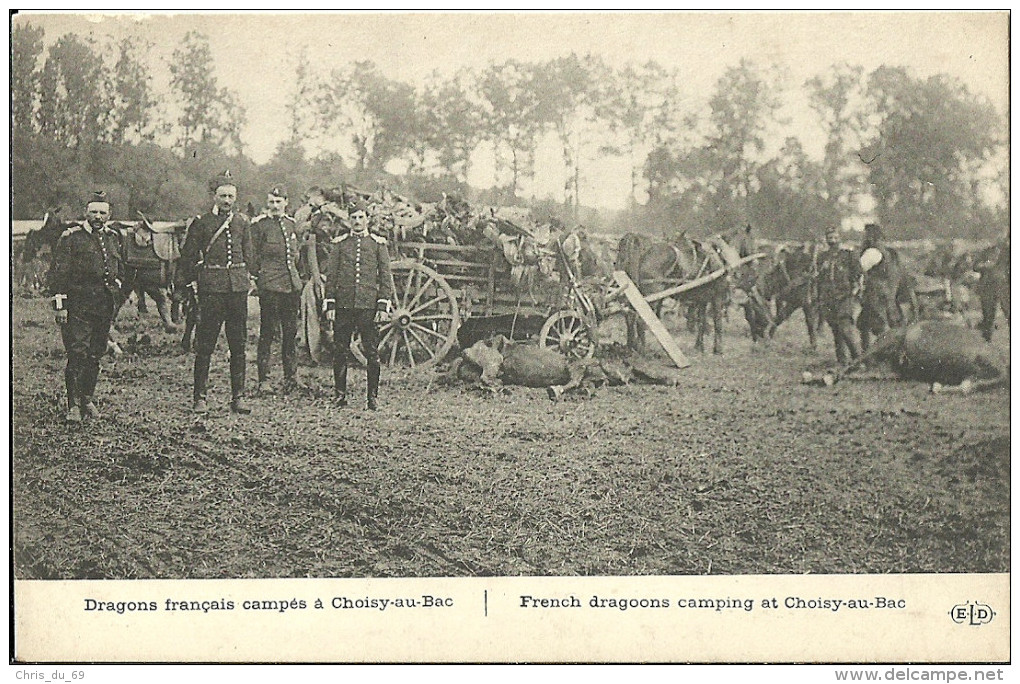 Dragons Francais Campes A Choisy Au Bac - Other & Unclassified