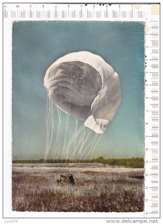 Arrivée Au Sol D Un PARACHUTISTE  - - Parachutespringen