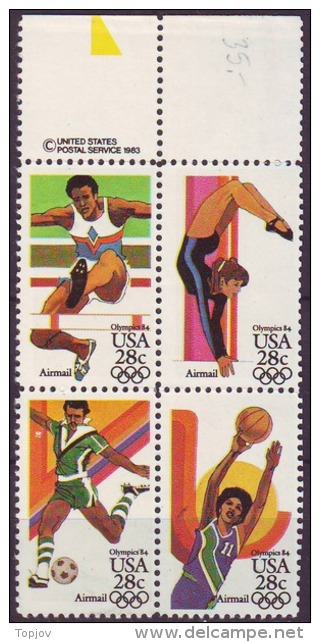 USA - OLYMPIC - FOOTBALL - GYMNASTIC - BASKET - **MNH - 1983 - Nuovi