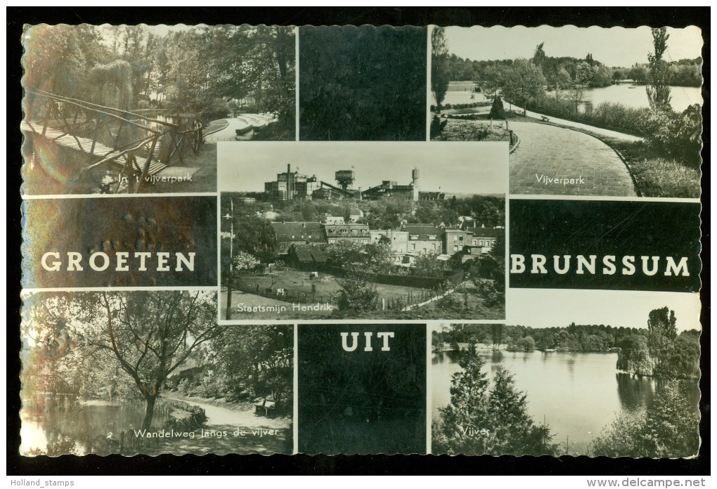 BRUNSSUM * GROETEN *  LIMBURG  * ANSICHTKAART * CPA *  (3571p) - Brunssum