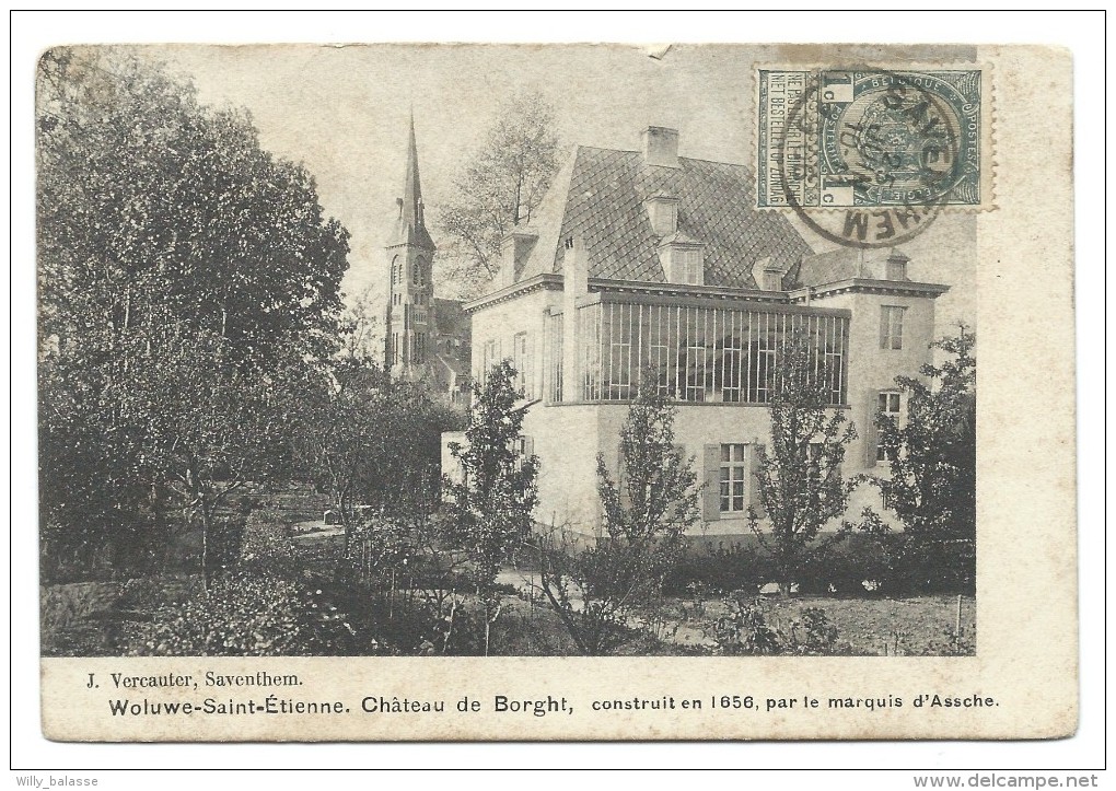 CPA - WOLUWE SAINT ETIENNE - Château De BORGHT - Kasteel  // - Zaventem