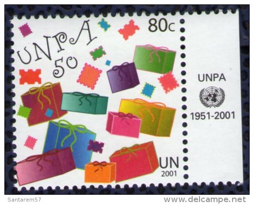 Nations Unies 2001 Neuf ONU Emballages Cadeaux UNPA Bord De Feuille - Ungebraucht